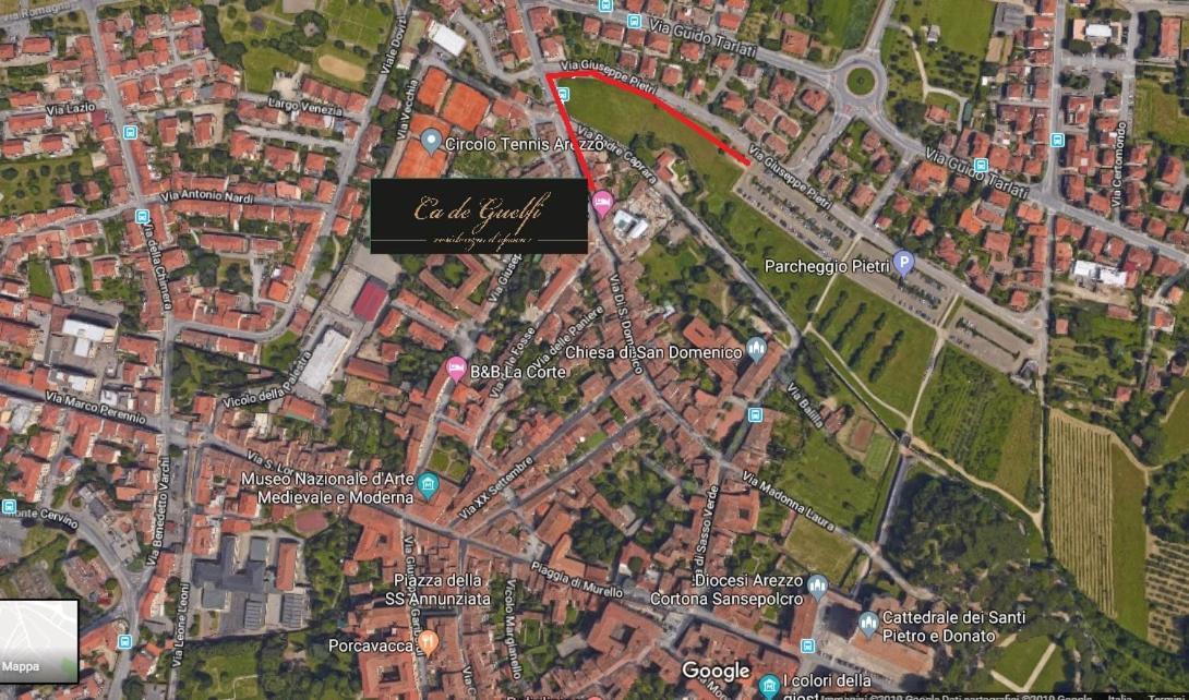 阿雷佐Ca De Guelfi Residenza D'Epoca住宿加早餐旅馆 外观 照片